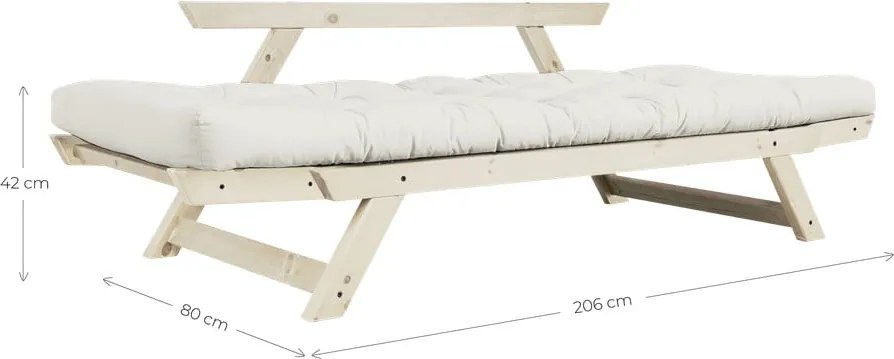 Canapea variabilă Karup Design Bebop Black/Beige
