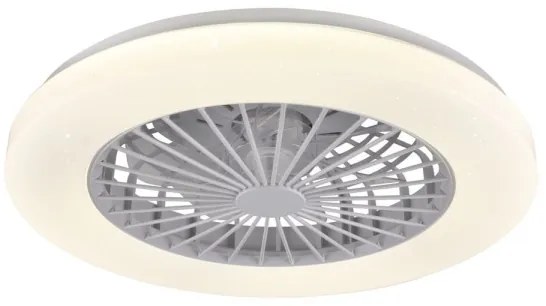 Plafonieră LED dimabilă cu ventilator LIBYA LED/48W/230V 3000-6500K + telecomandă