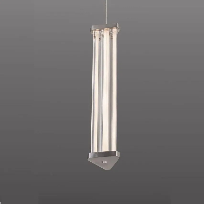 Pendul, Lustra suspendata LED 3000K PHEME nickel satinat