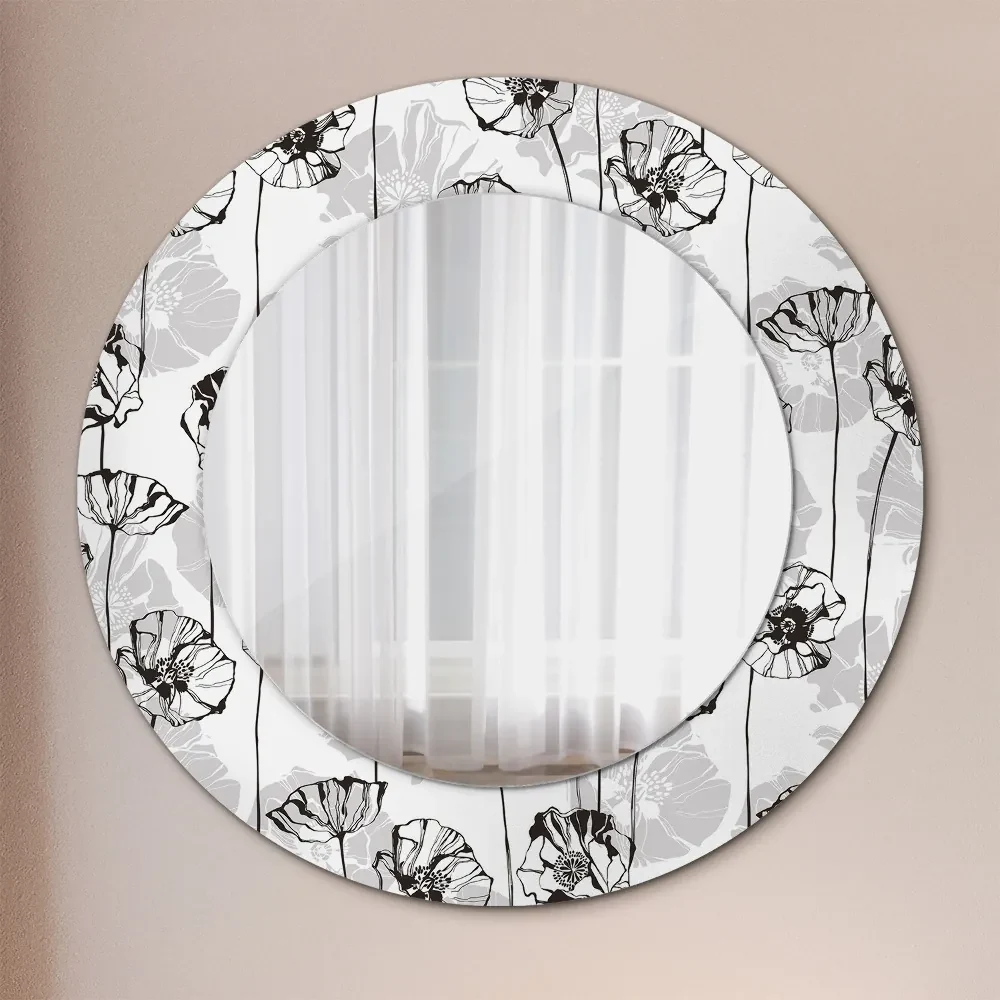 Decoratiuni perete cu oglinda Maki flori