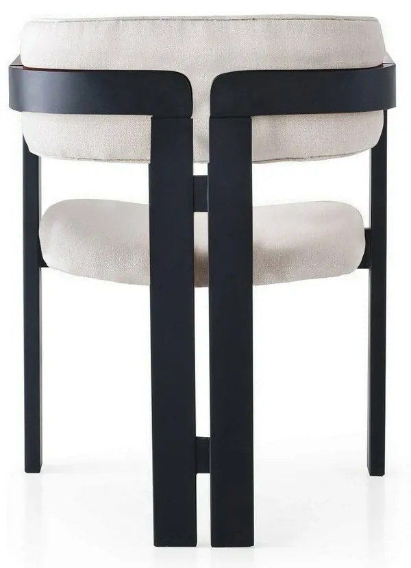 Scaun de sufragerie CO Cream and Black