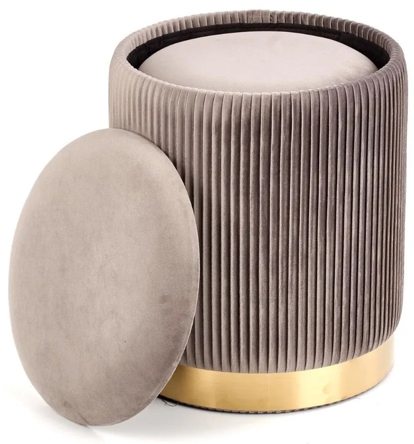 Scaun Monty, gri/auriu