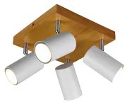 Plafoniera rustica 4 becuri GU10 MARLEY 812400431 TRIO