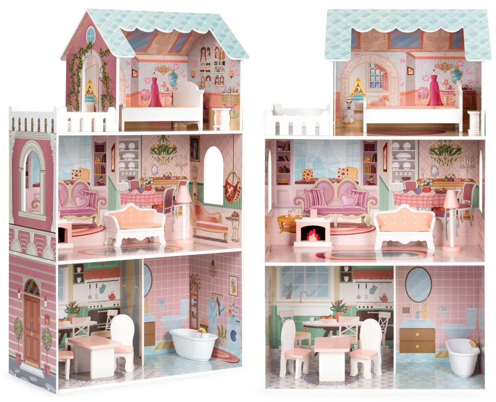 Casa de păpuși Barbie cu mobilier