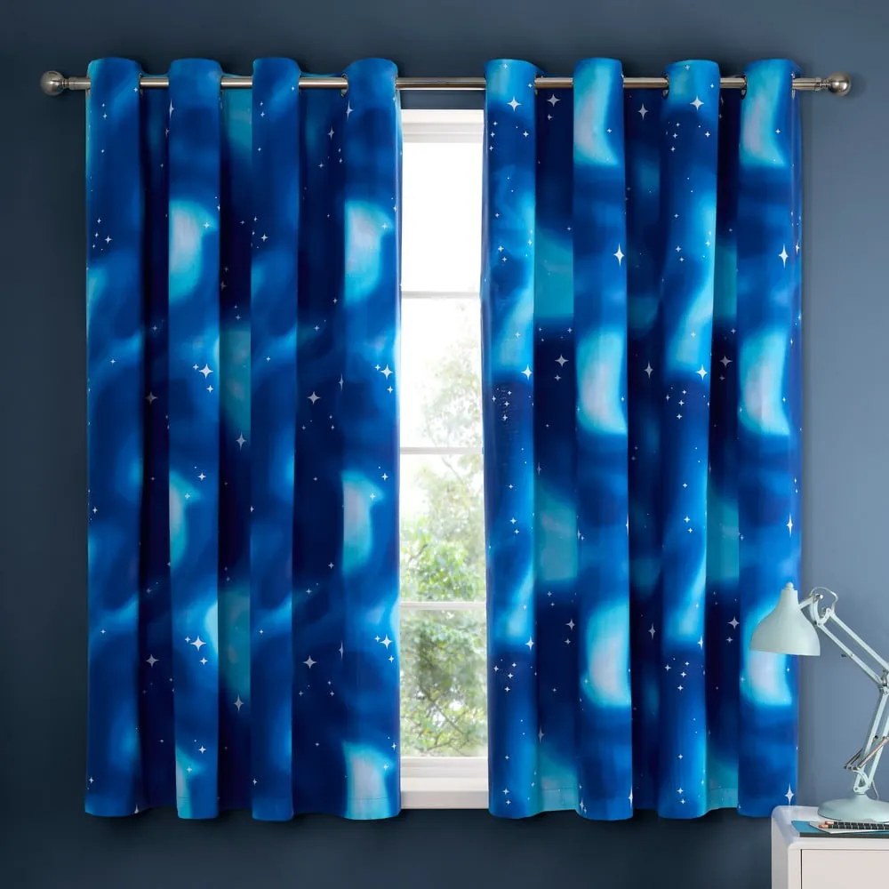 Draperie pentru copii 2 buc. 168x183 cm Ombre Stars – Catherine Lansfield