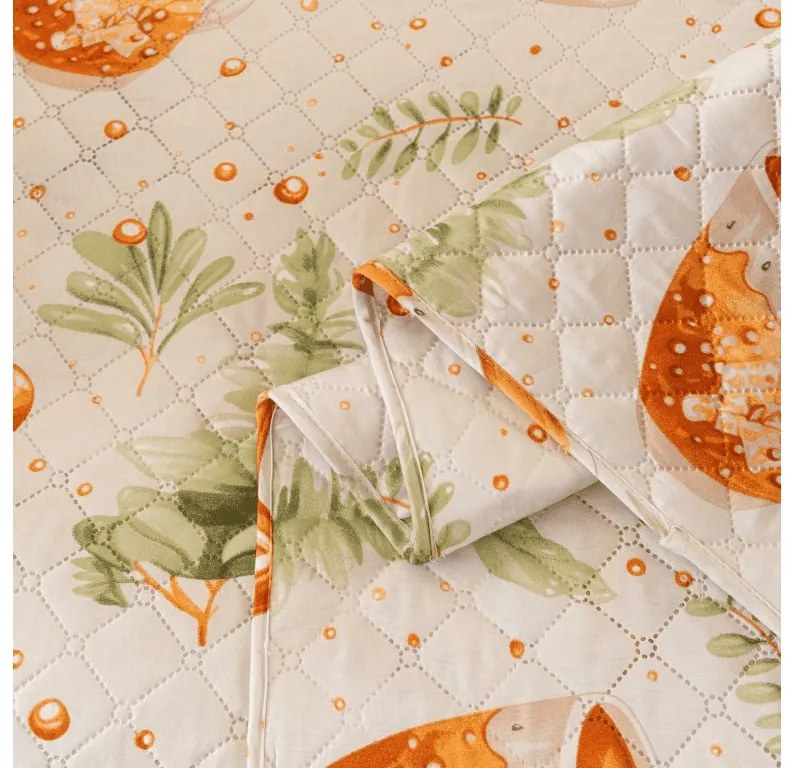 Cuvertura de pat WINTER GINGERMAN, alb Dimensiune: 220 x 240 cm