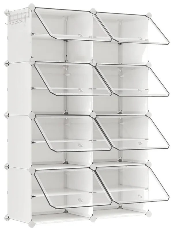 Pantofar modular AGMO 83x125 cm, alb