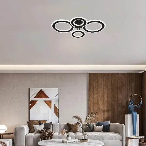 Lustră LED dimabilă aplicată LED/100W/230V 3000-6500K + telecomandă