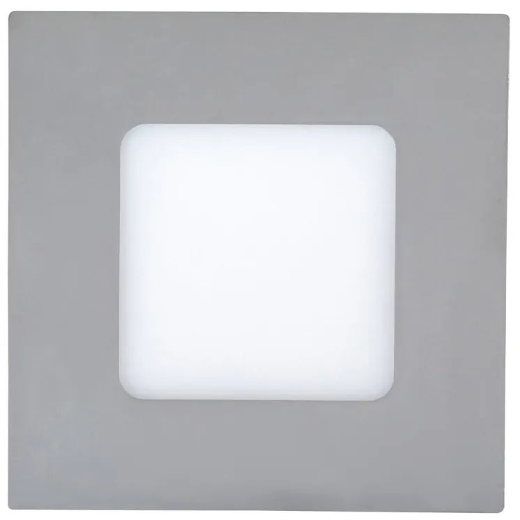 Spot incastrabil pentru baie design modern Lois IP44 crom 9x9cm