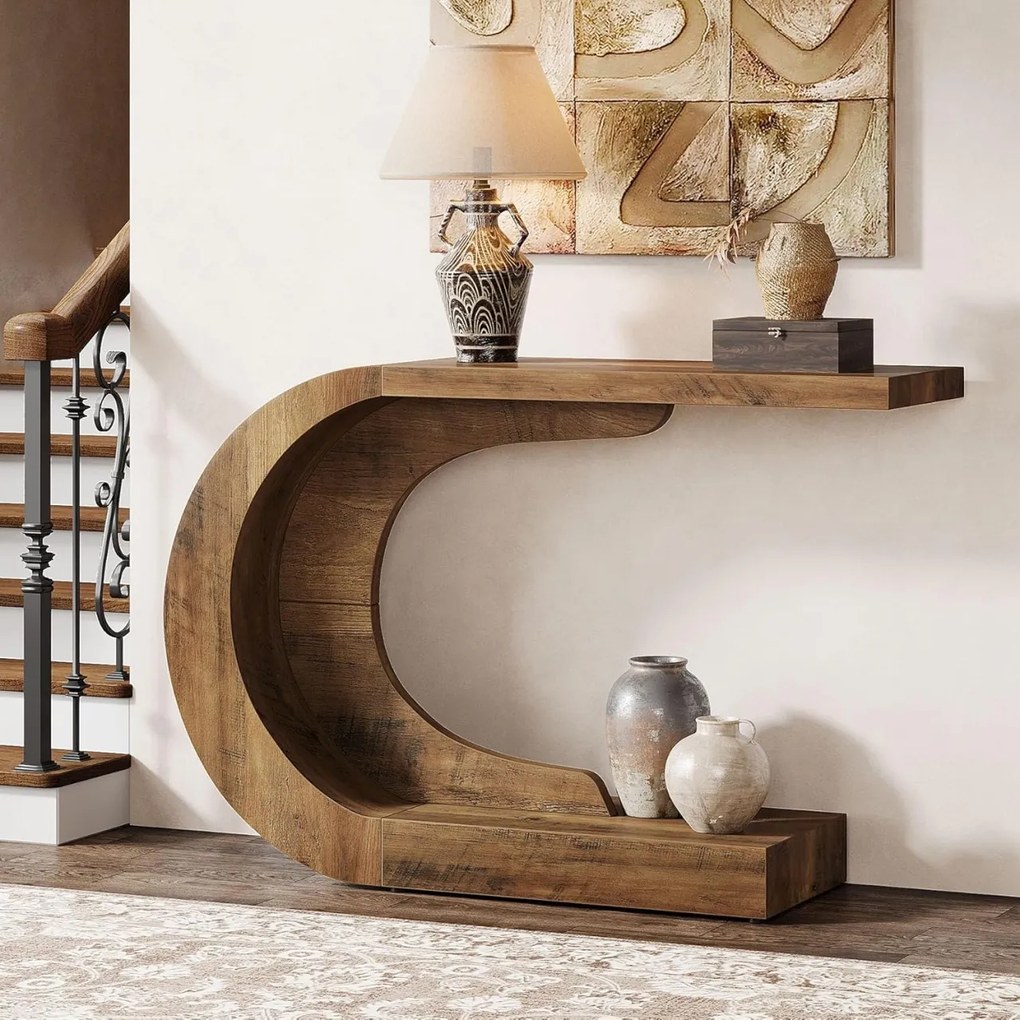 MAM12 - Masa Consola, 110 cm, masuta hol, living, dining, dormitor - Maro