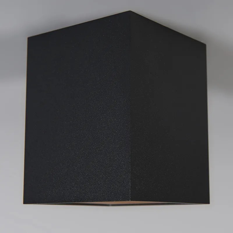 Spotlight modern negru cu auriu - Quba Delux