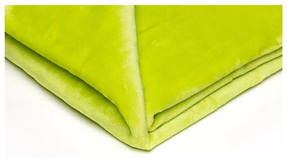 Pătură din micromicropluș My House, 150 x 200 cm, verde lime
