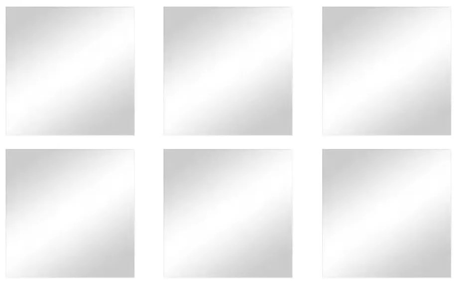 Oglinzi 6 buc. de perete 10x10 cm – MSV