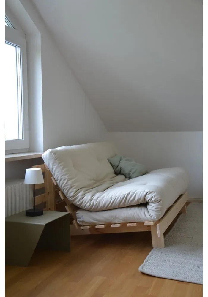 Canapea gri extensibilă 160 cm Roots - Karup Design