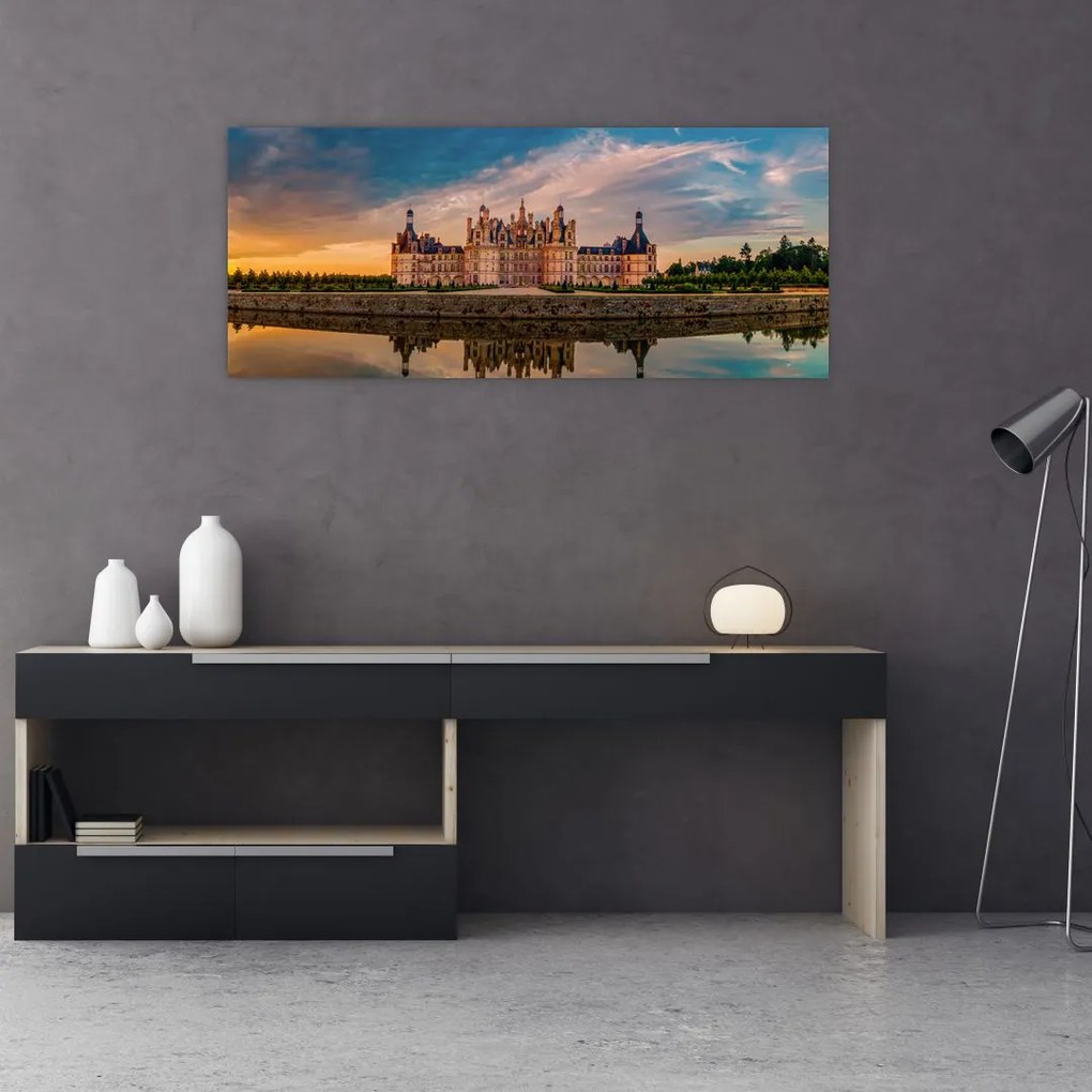 Tablou cu castel (120x50 cm)