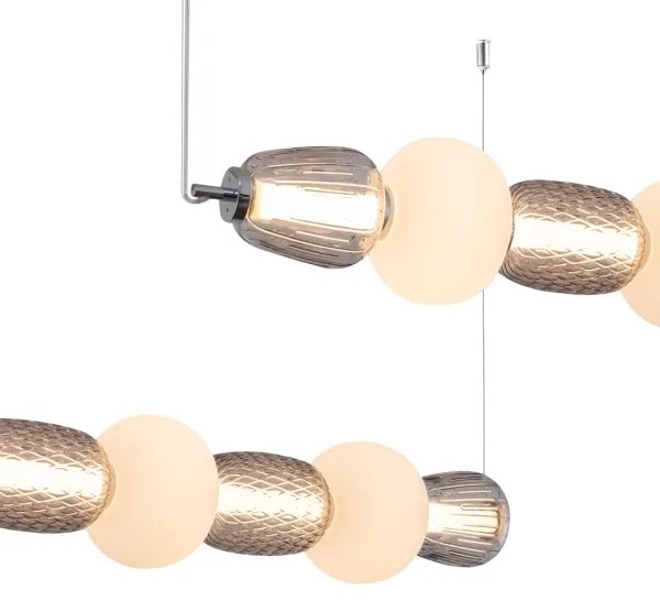 Lustră LED pe cablu CARO LED/42W/230V crom