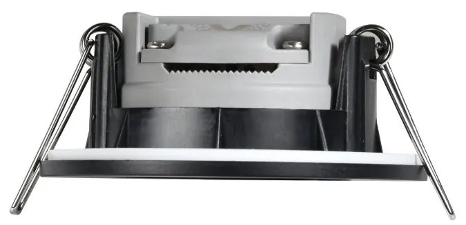 Spot incastrabil LED pentru baie IP65 Leonis negru 2700K