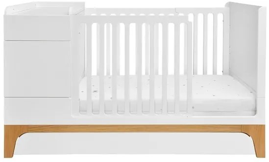 Patut pentru copii multifunctional UP! alb 70×120 cm