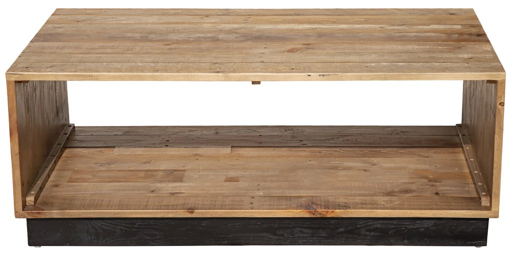 Masuta de cafea dreptunghiulara din lemn de pin Old Pine 110x55x42 cm