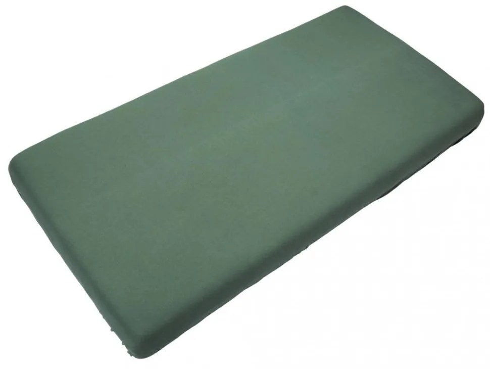 Cearsaf din bambus cu elastic 60 x 120 cm Aspen Green