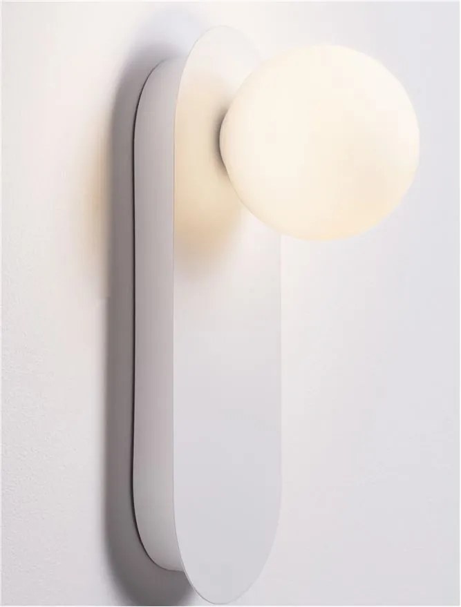 Aplica de perete design modern Blob alb