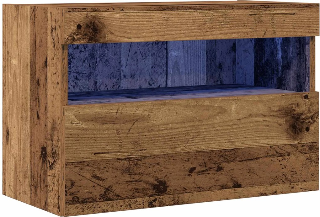 vidaXL Dulap TV de perete Lemn vechi 60 x 30 x 40 cm Lemn compozit