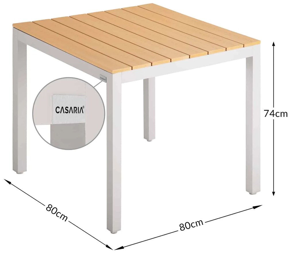 Deuba Set de grădină Bern 1+4 din aluminiu - gri