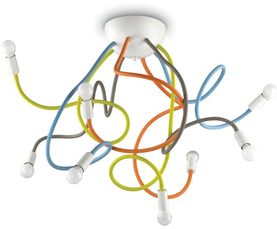 Lustra aplicata cu brate flexibile, MULTIFLEX PL8 COLOR 159010
