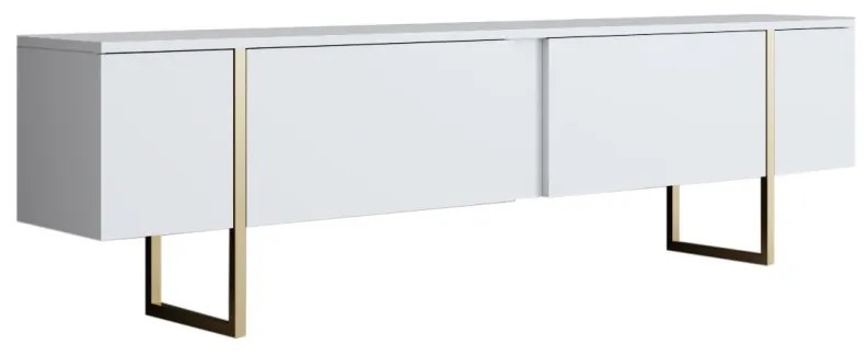 Set mobila sufragerie Luxe Alb 160x35x80 cm
