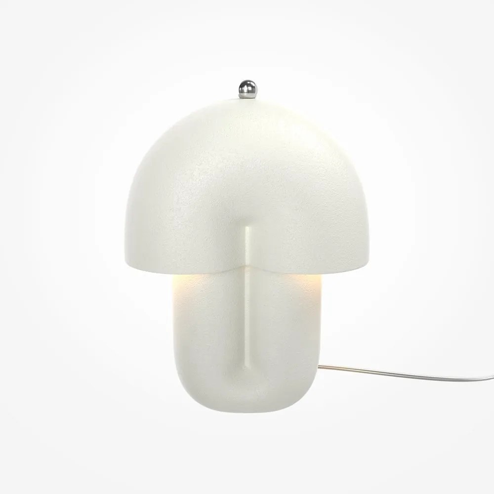 Veioza decorativa LED din ceramica Hope alb mat