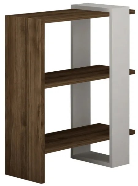 Set de mobilier pentru living Gaye, Nuc- Alb