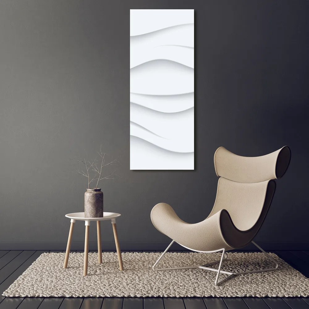 Tablou pe pe sticlă Valuri abstracte