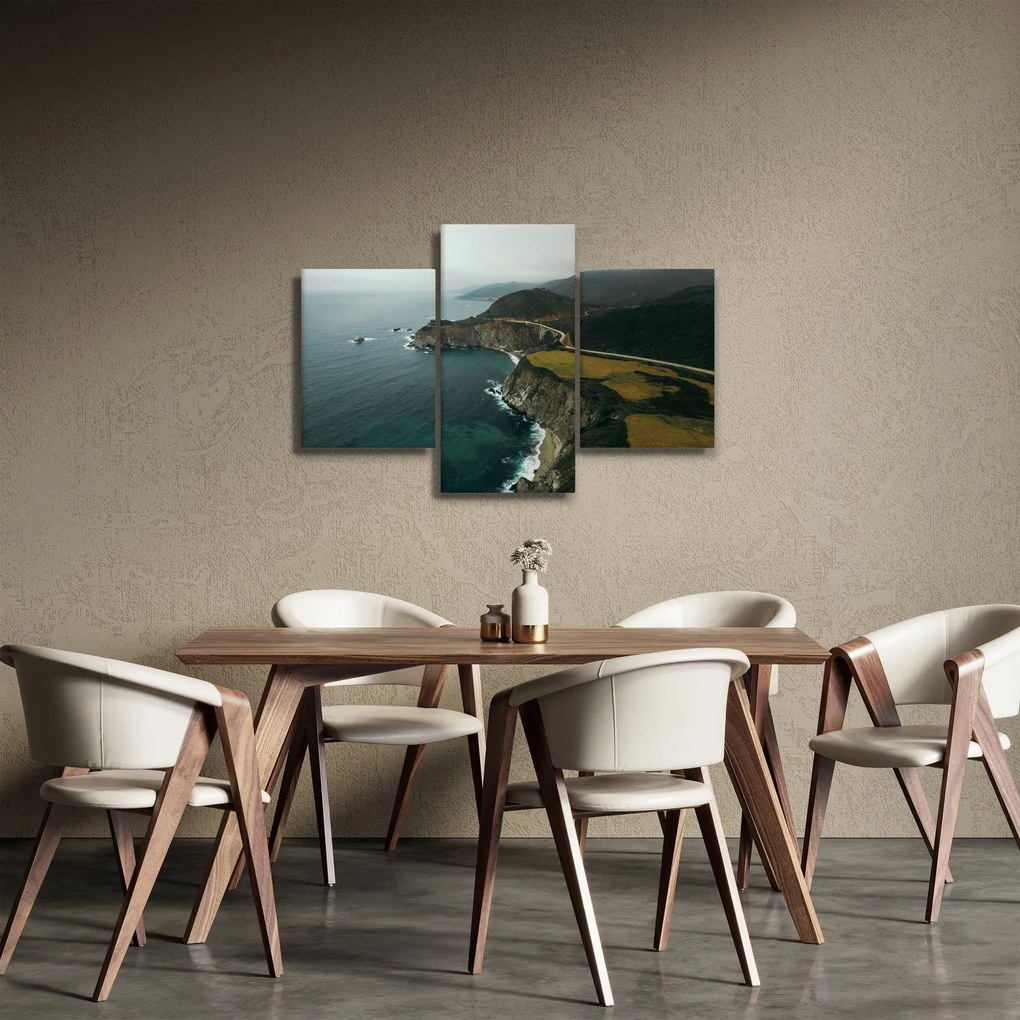 Tablou - Stânci în ocean (90x60 cm)