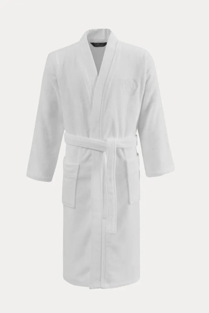 Halat pentru bărbați PALATINE S Alb crem / Ecru