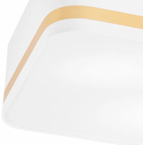 Plafonieră SIRJA SQUARE 2xE27/60W/230V 35x35 cm alb