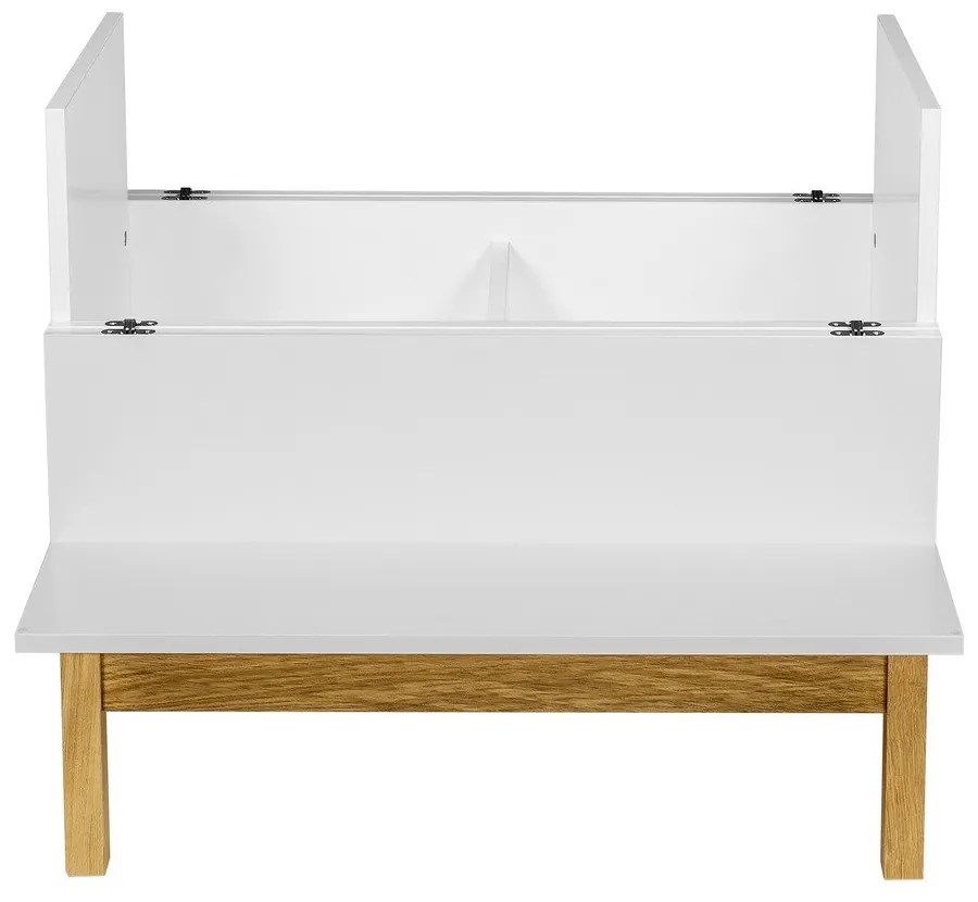 Dulap pentru vinuri alb/natural 75x70 cm Grande - Woodman