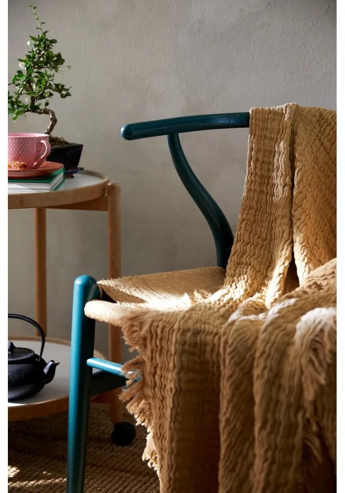 Cuvertură bej pentru pat dublu 240x260 cm Reloved – JUNA