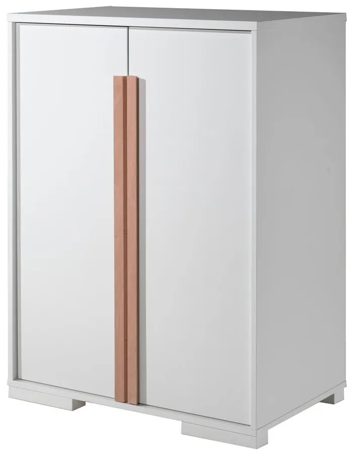 Dulap de copii pentru pat supraetajat Vipack London, alb