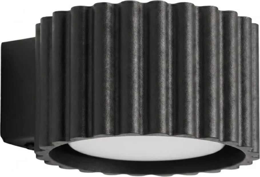 Sollux SL.2613 - Aplică de perete AURA 1xGX53/10W/230V neagră