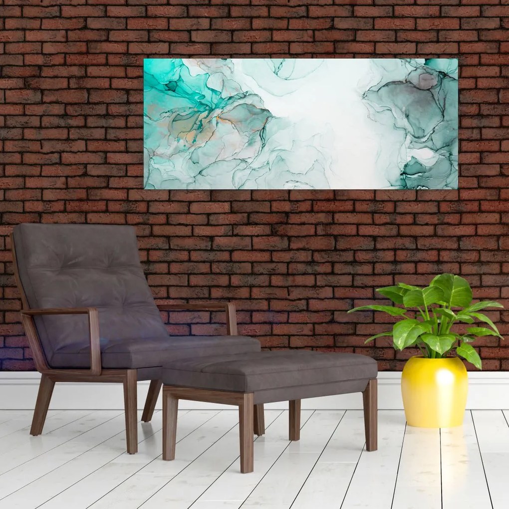 Tablou - Abstract din cerneală 2 (120x50 cm)