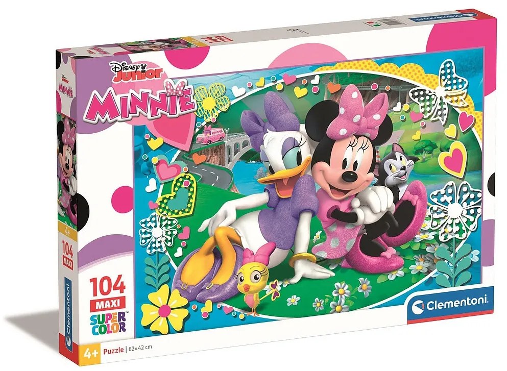 Disney Minnie Daisy Puzzle maxi Clementoni de 104 piese