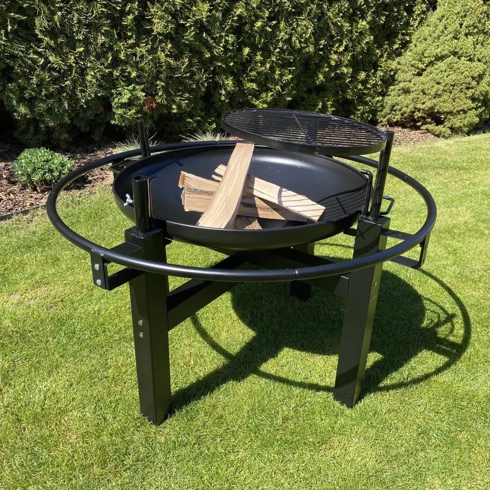 Vatră multifuncțională + grătar cu rotisor electric Avenberg KENTUCKY