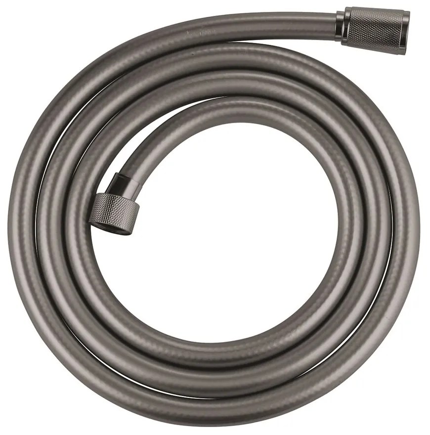Furtun de dus Grohe Silverflex TwistStop 175 cm Hard Graphite
