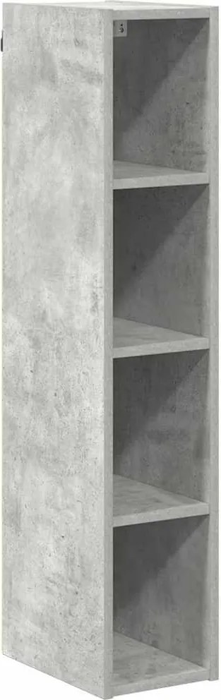 vidaXL Dulap suspendat Gri din beton 20 x 29,5 x 100 cm Lemn compozit