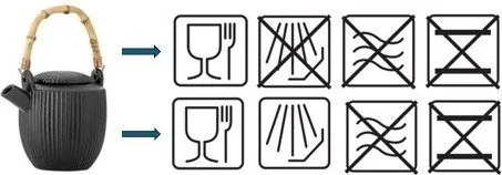 Ceainic negru din gresie ceramică 850 ml Neri – Bloomingville