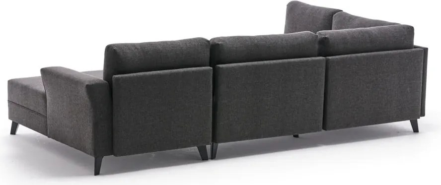 Colțar gri antracit (în formă de "U") Eris – Balcab Home