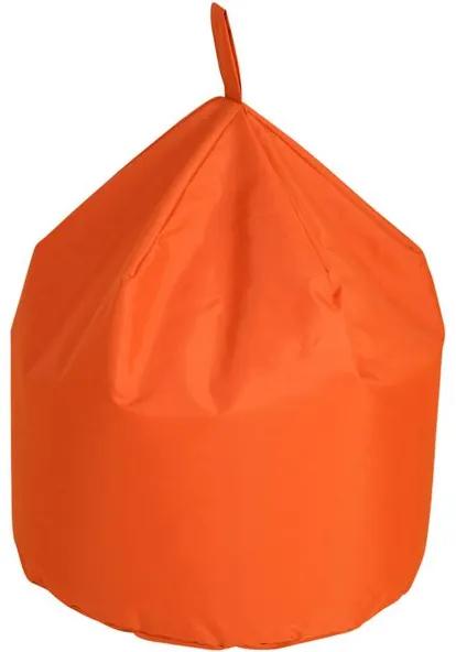 Taburet Bean Bag, Portocaliu, 70 x 60 x 60 cm