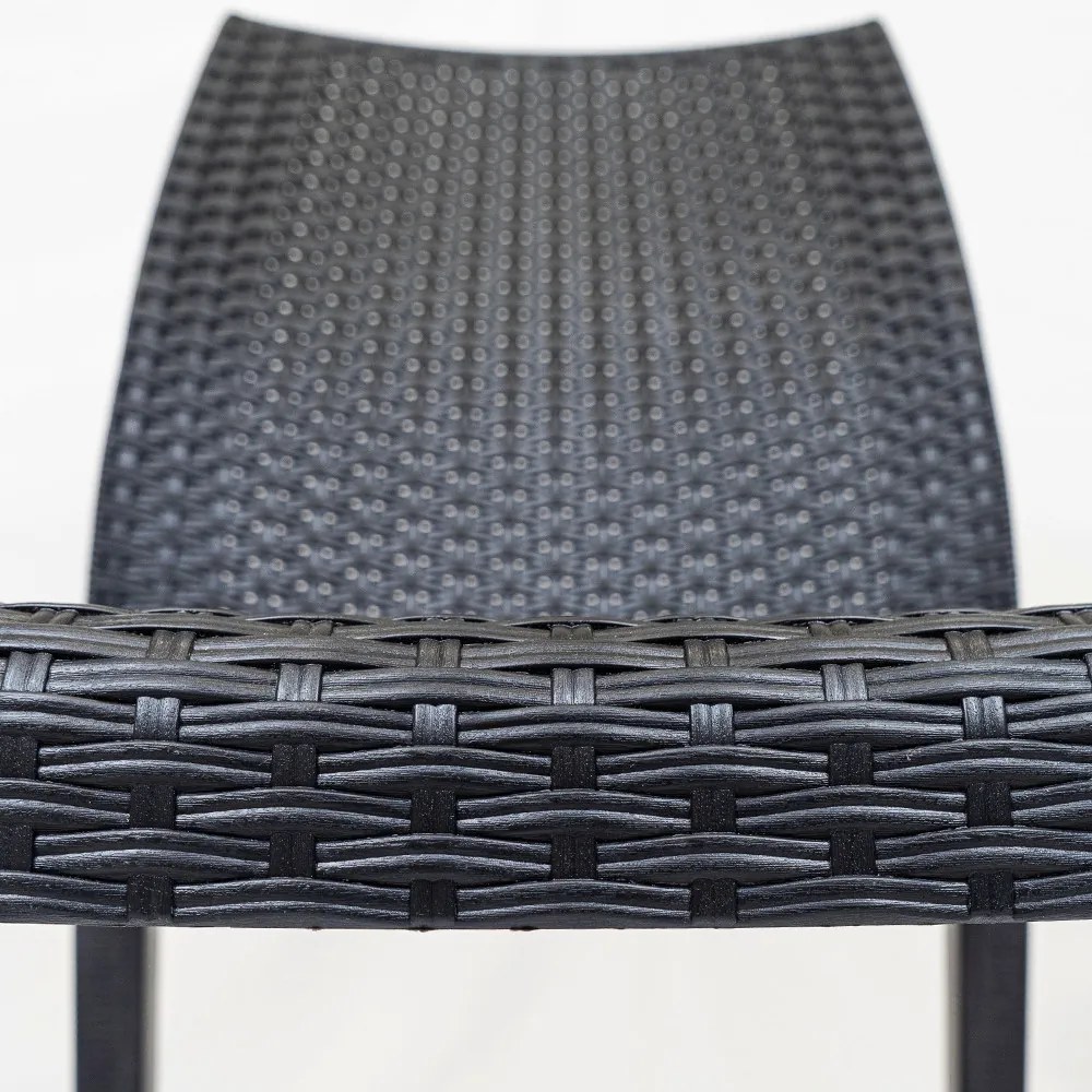 Scaun de grădină din plastic Vanda, grafit