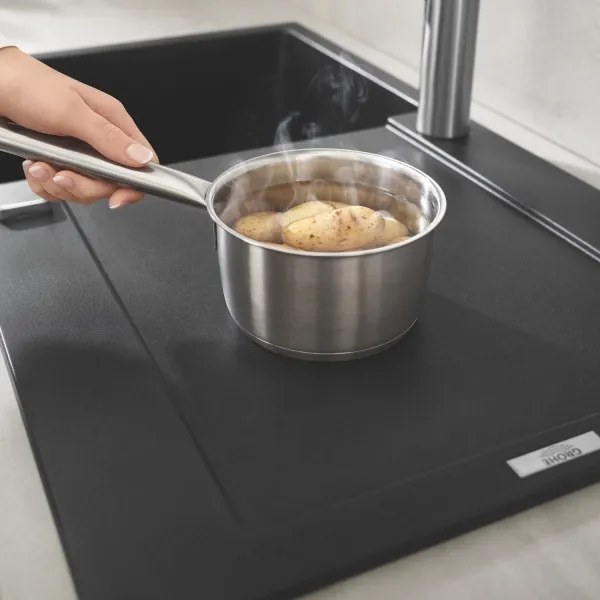 Chiuvetă GROHE K500 860 × 500 mm, granit/negru - 31644AP0