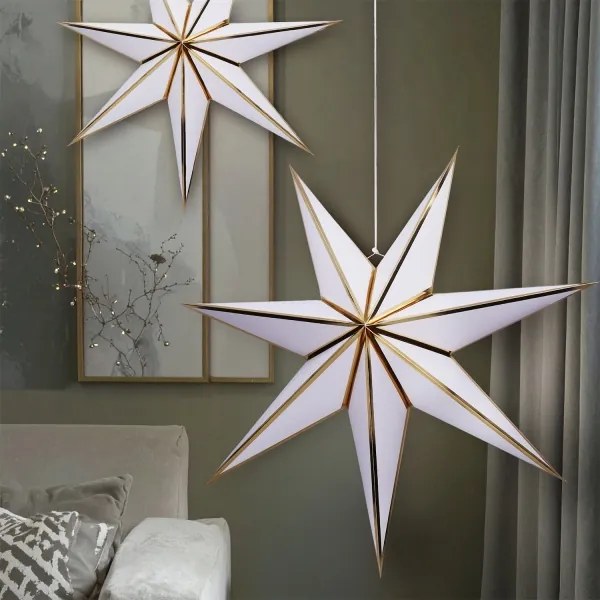 Brilagi - Decorațiune LED de Crăciun, stea 70 cm, 2x AA